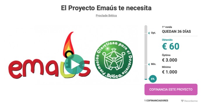 Proyecto Emaús te necesita