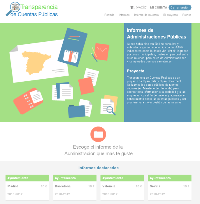 Lanzamos la primera tienda online de transparencia y Open Data de España!!