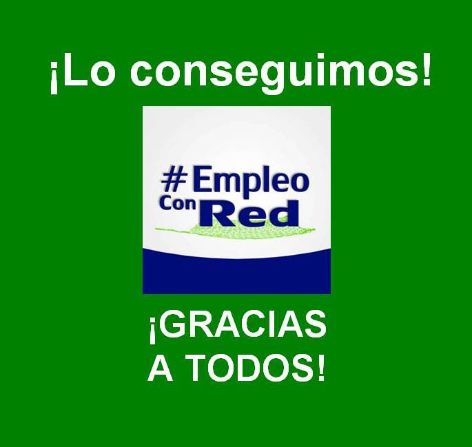 #Empleoconred: y ahora qué?