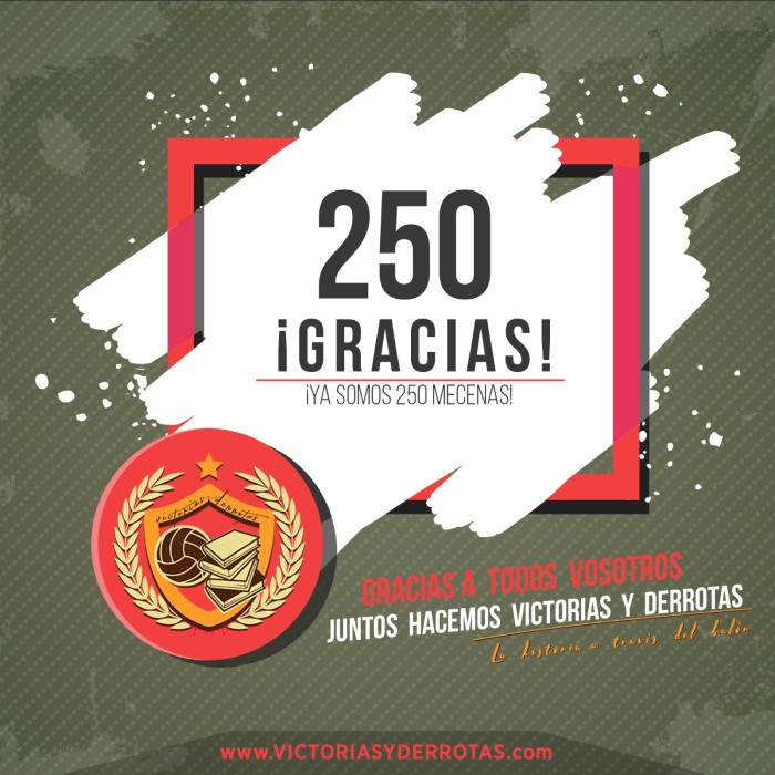 ¡CADA DÍA SOMOS MÁS! Llegamos a 250 mecenas